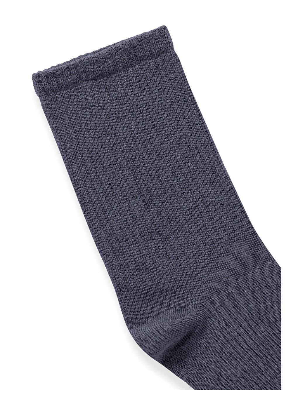 Uzun Basıc Soket Çorap Antrasit-1