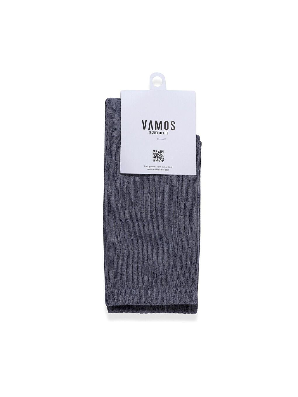 Uzun Basıc Soket Çorap Antrasit-2