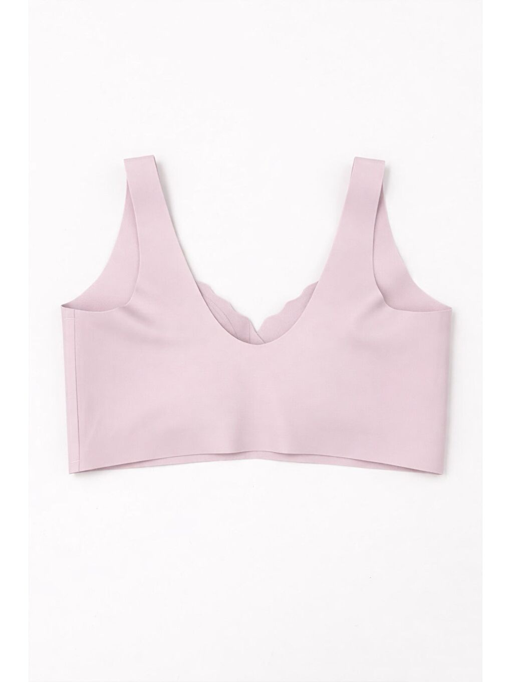 Balensiz Dikişsiz Lazer Önden Çıtçıtlı Pedli Sütyen C26205 Mor-2