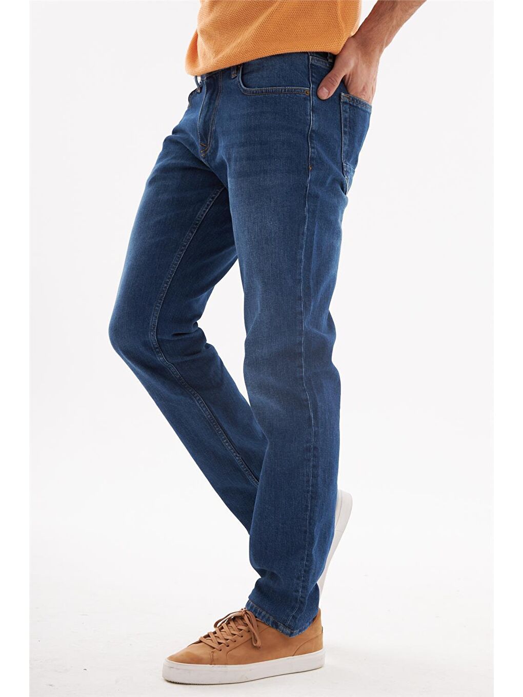 Explode Lacivert Slim Fit Erkek Jean Pantolon - 1