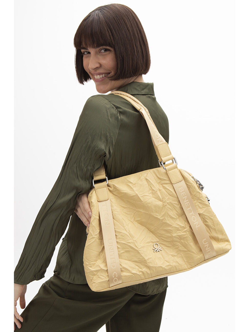 Sarı Kadin Kol Çantasi Sari BNT1470