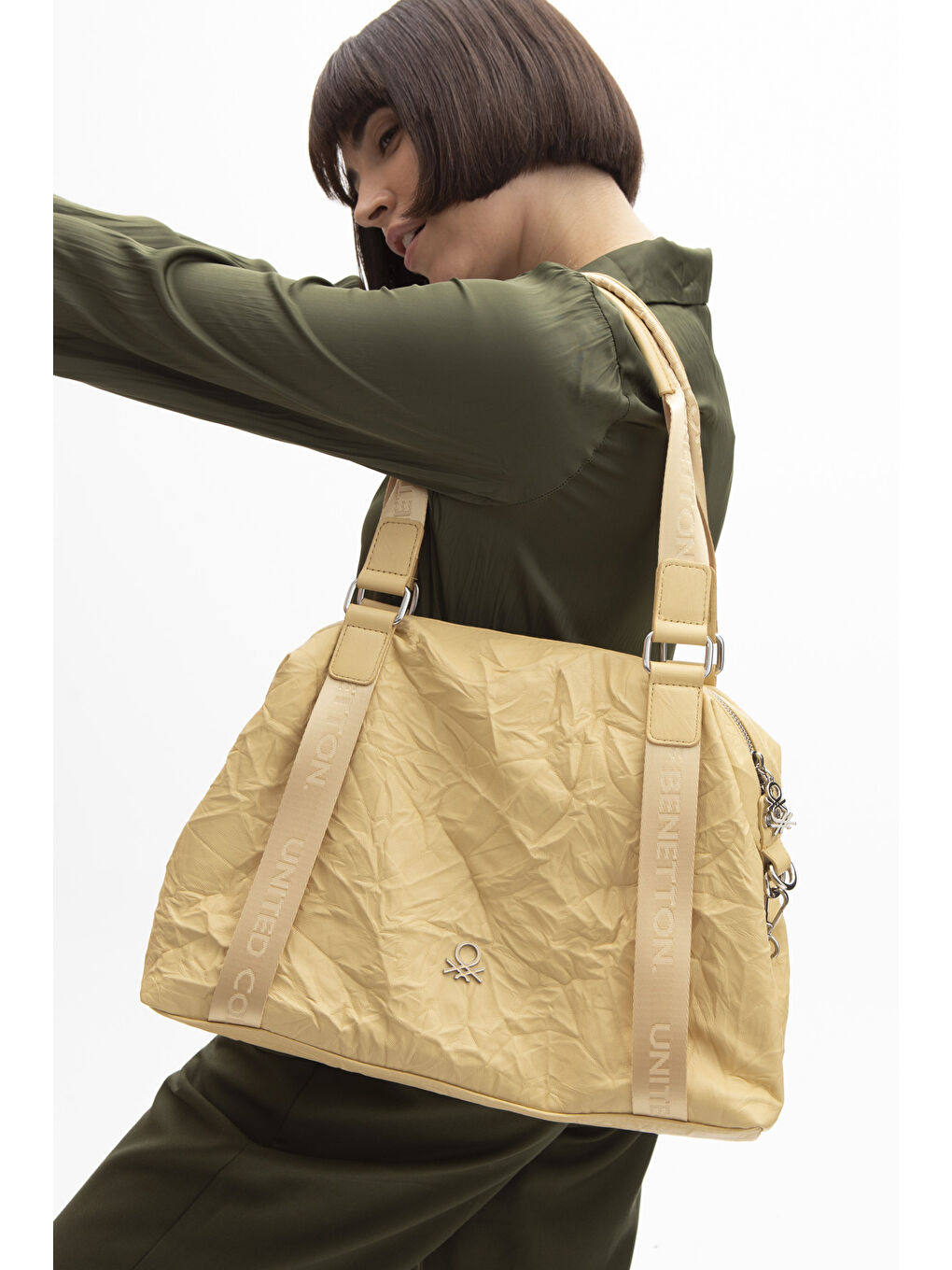 Sarı Kadin Kol Çantasi Sari BNT1470-1