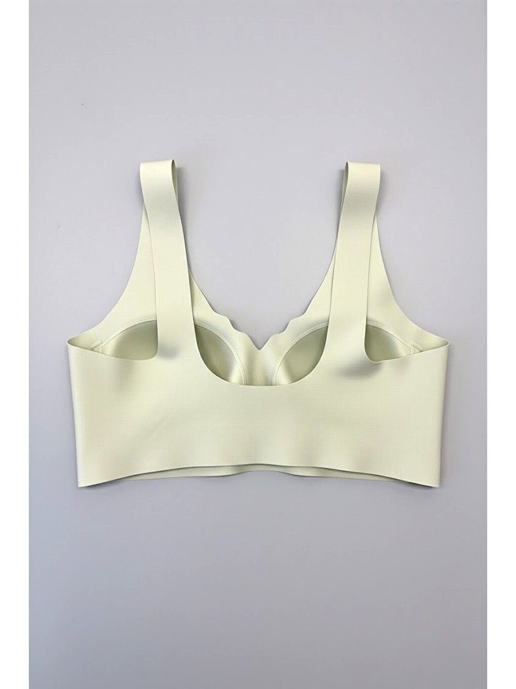 Balensiz Dikişsiz Lazer Önden Çıtçıtlı Pedli Sütyen C26205 Yeşil-4