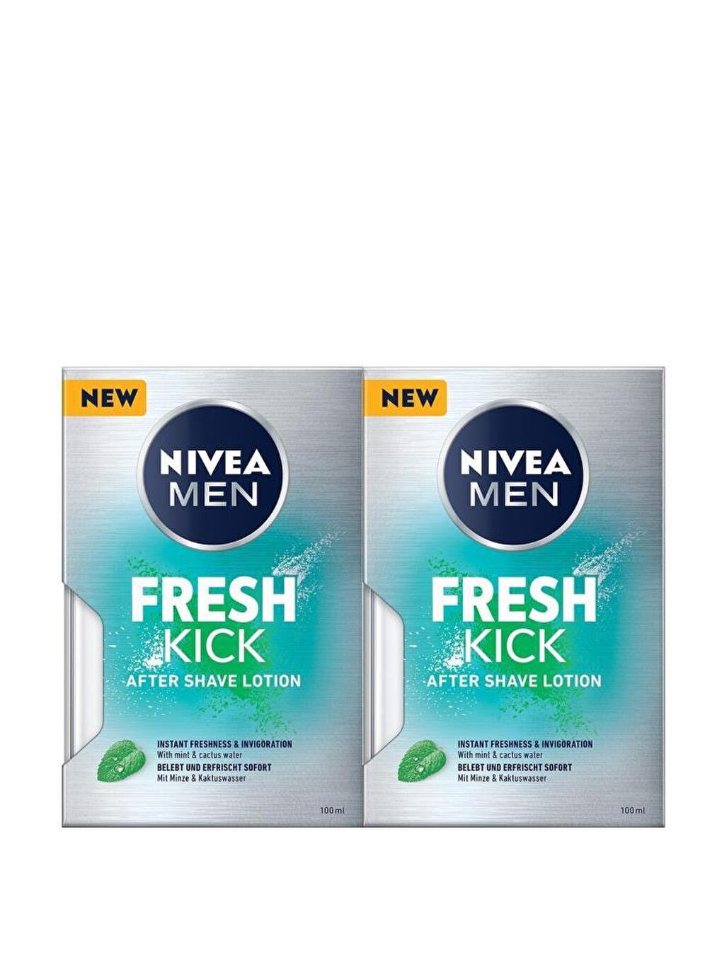 NIVEA Şeffaf Men Fresh Kick Tıraş Sonrası Losyon 100 ml x2