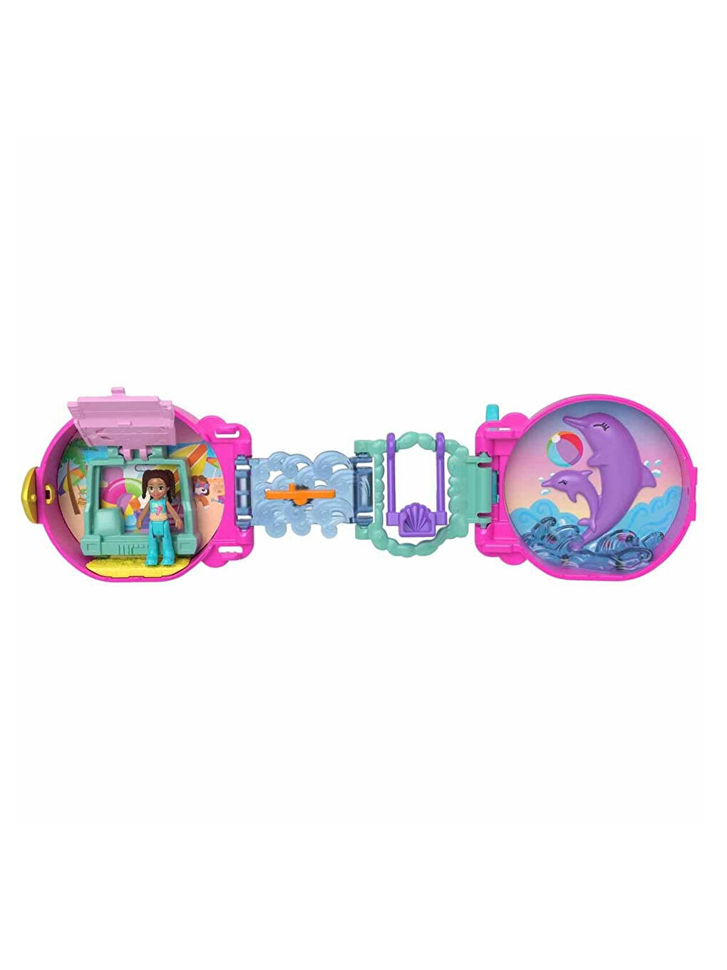 Polly Pocket Renksiz Sevimli Hayvancık Temalı Mini Oyun Setleri HRD73-HRD75 - 3