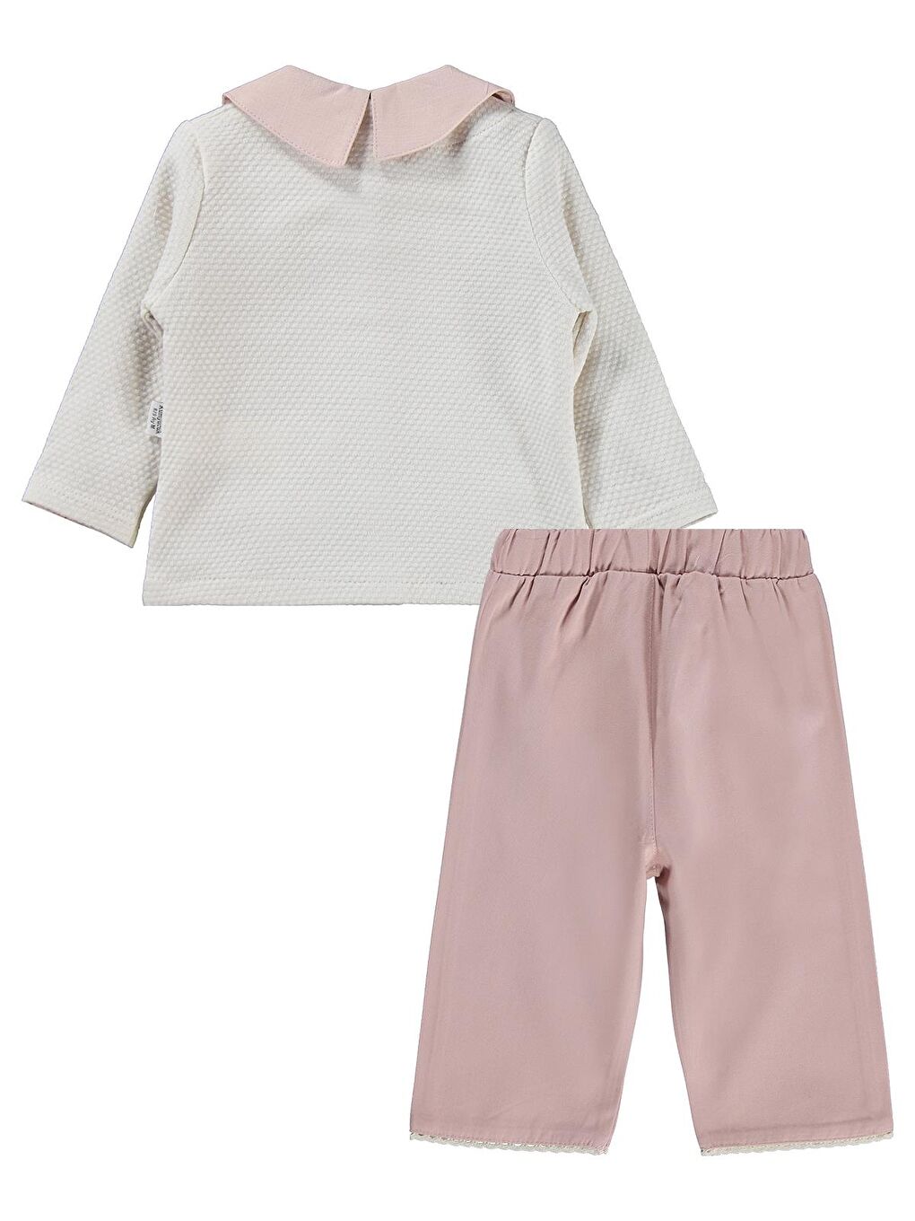 Bebek Yaka Hırkalı 3 Lü 6-18 Ay Takım - Pembe 18-24 Ay-1