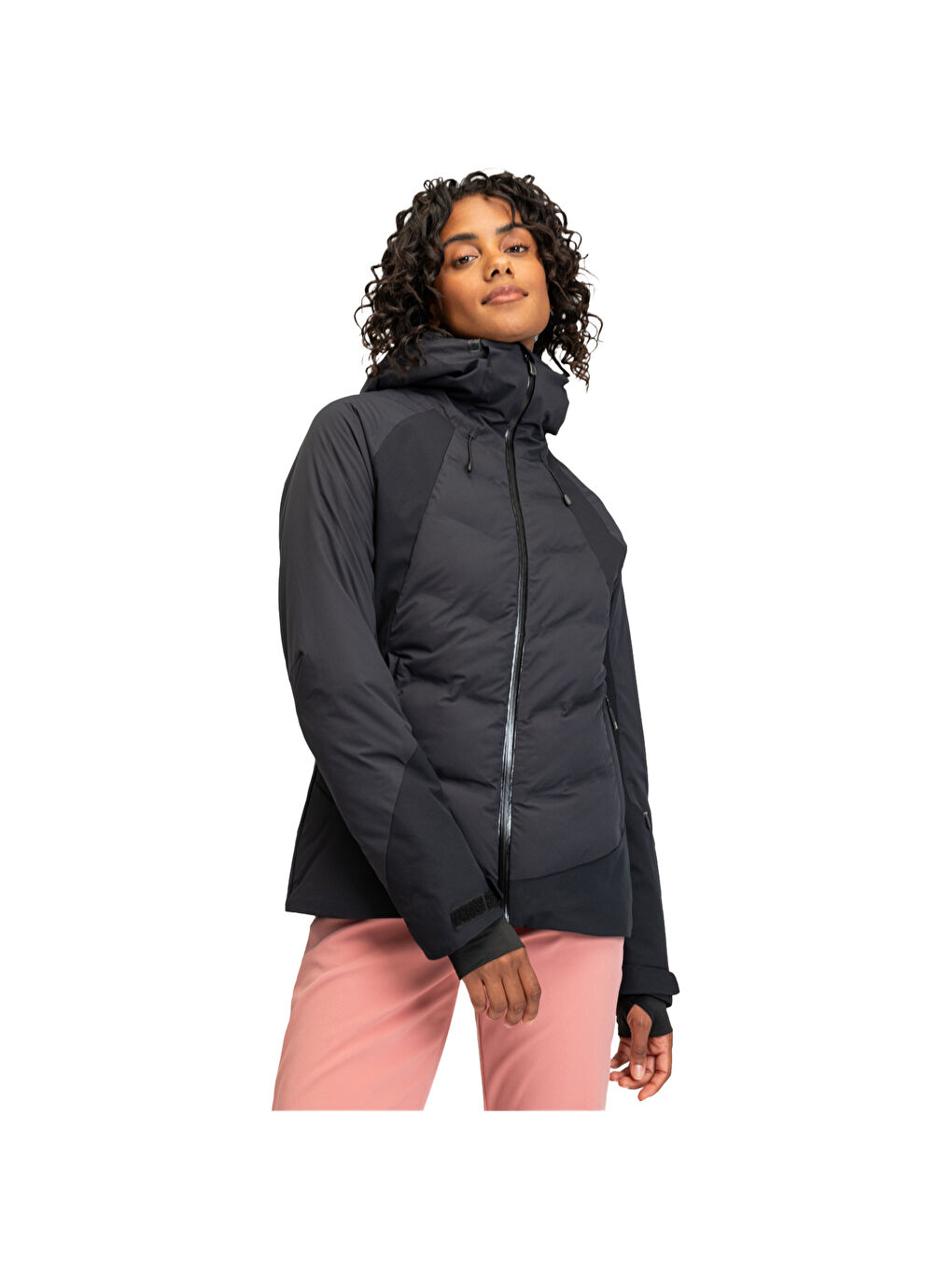 Dusk Kadın Siyah Snowboard Ceketi-1
