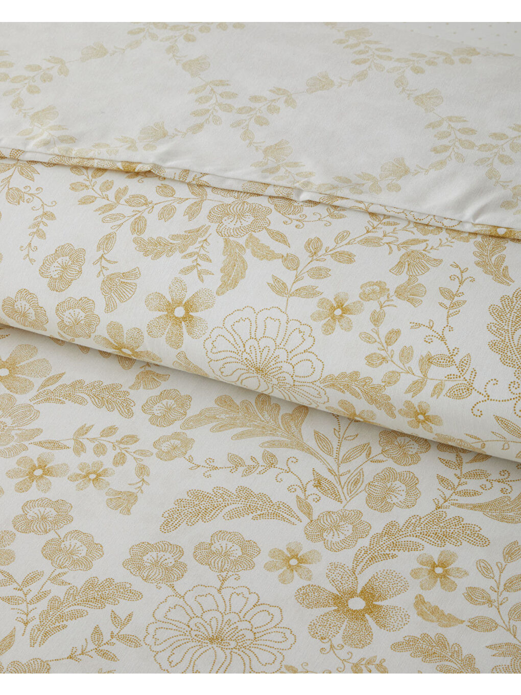 Vionne Kolay Ütülenir Çarşaflı Çift Kişilik Nevresim Takımı 200x220 cm Açık Sarı-1