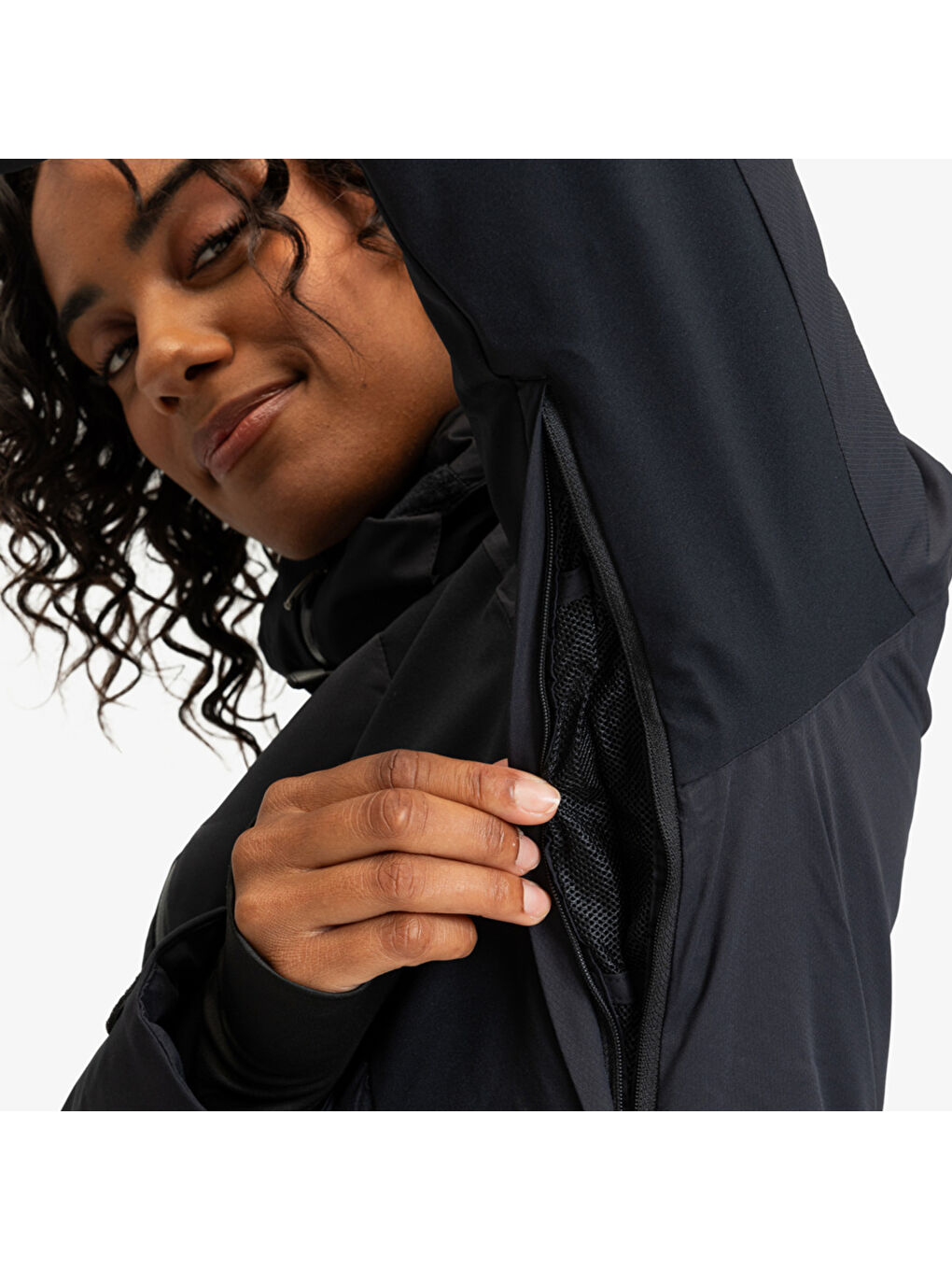 Dusk Kadın Siyah Snowboard Ceketi-4