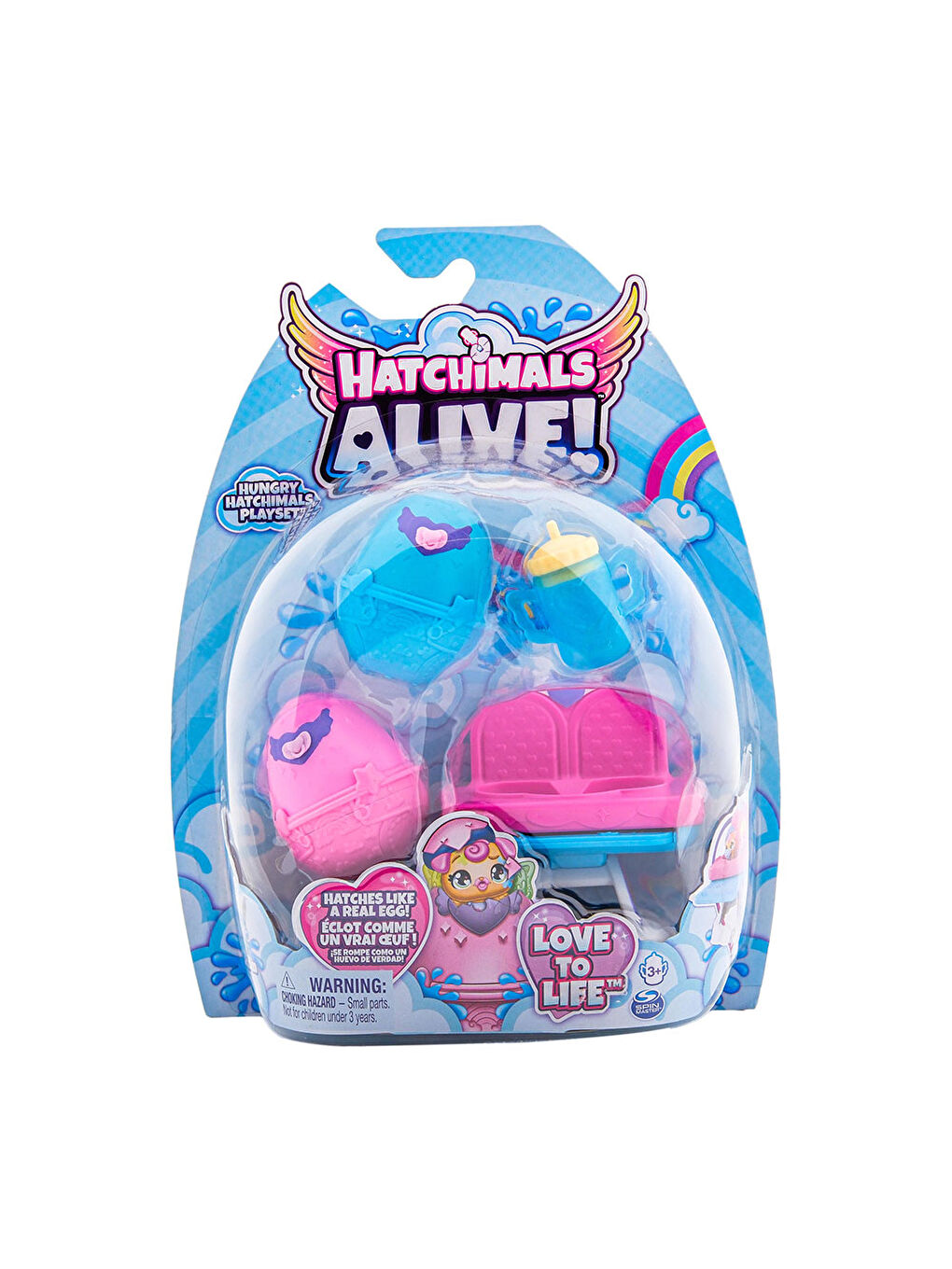 Hatchimals Renksiz Alive Mama Sandalyesi V1 Mavi-Sarı 6067740-20143350