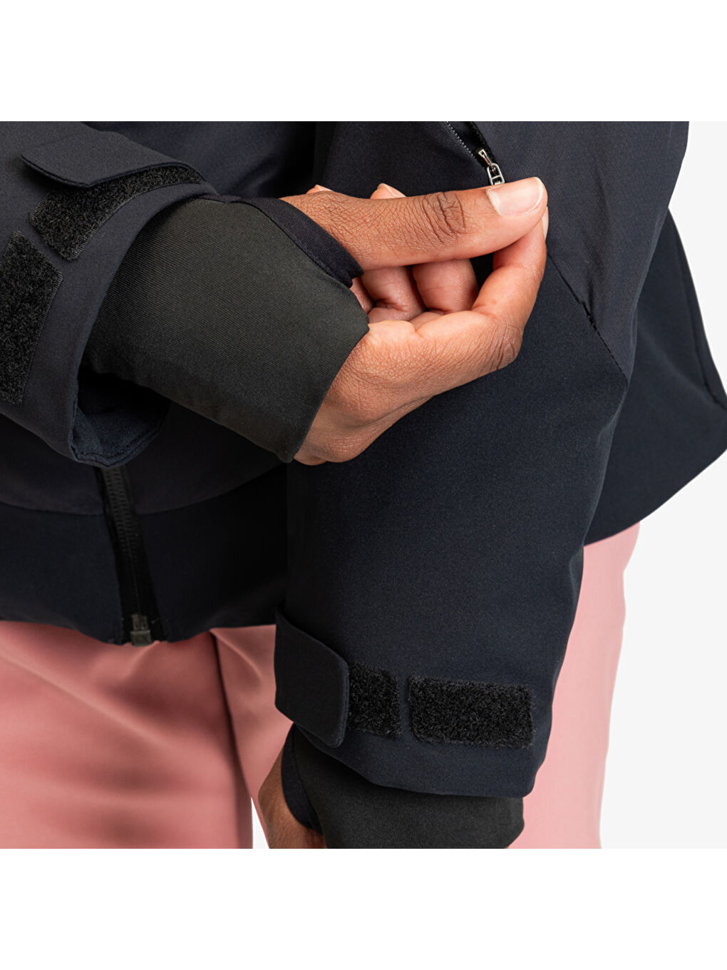 Dusk Kadın Siyah Snowboard Ceketi-5