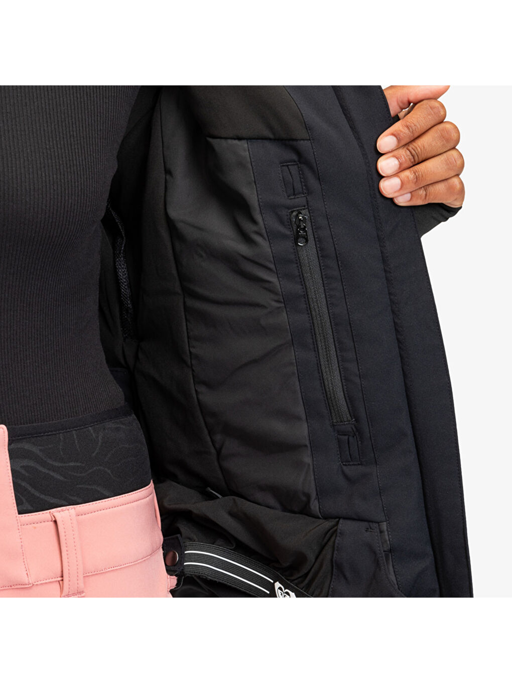 Dusk Kadın Siyah Snowboard Ceketi-7
