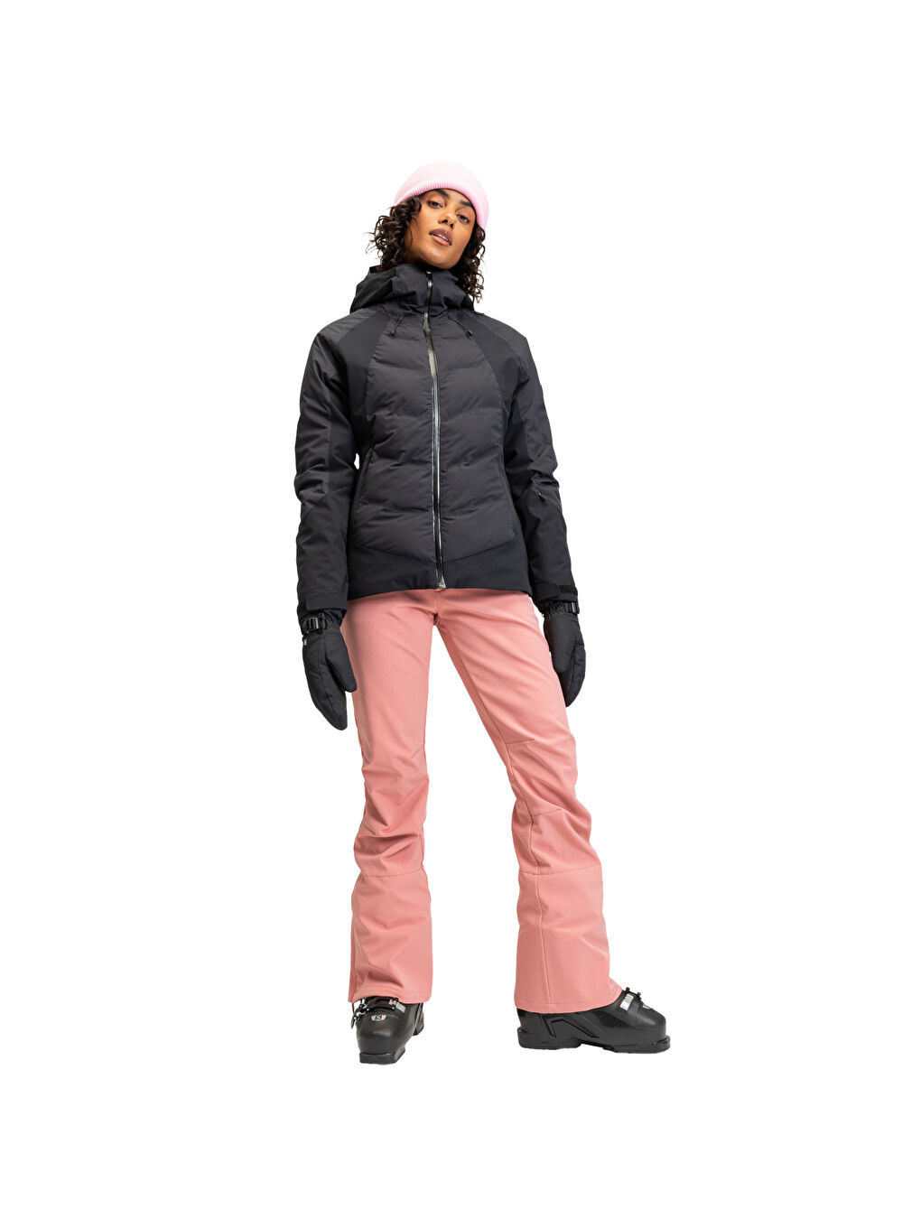 Dusk Kadın Siyah Snowboard Ceketi-9