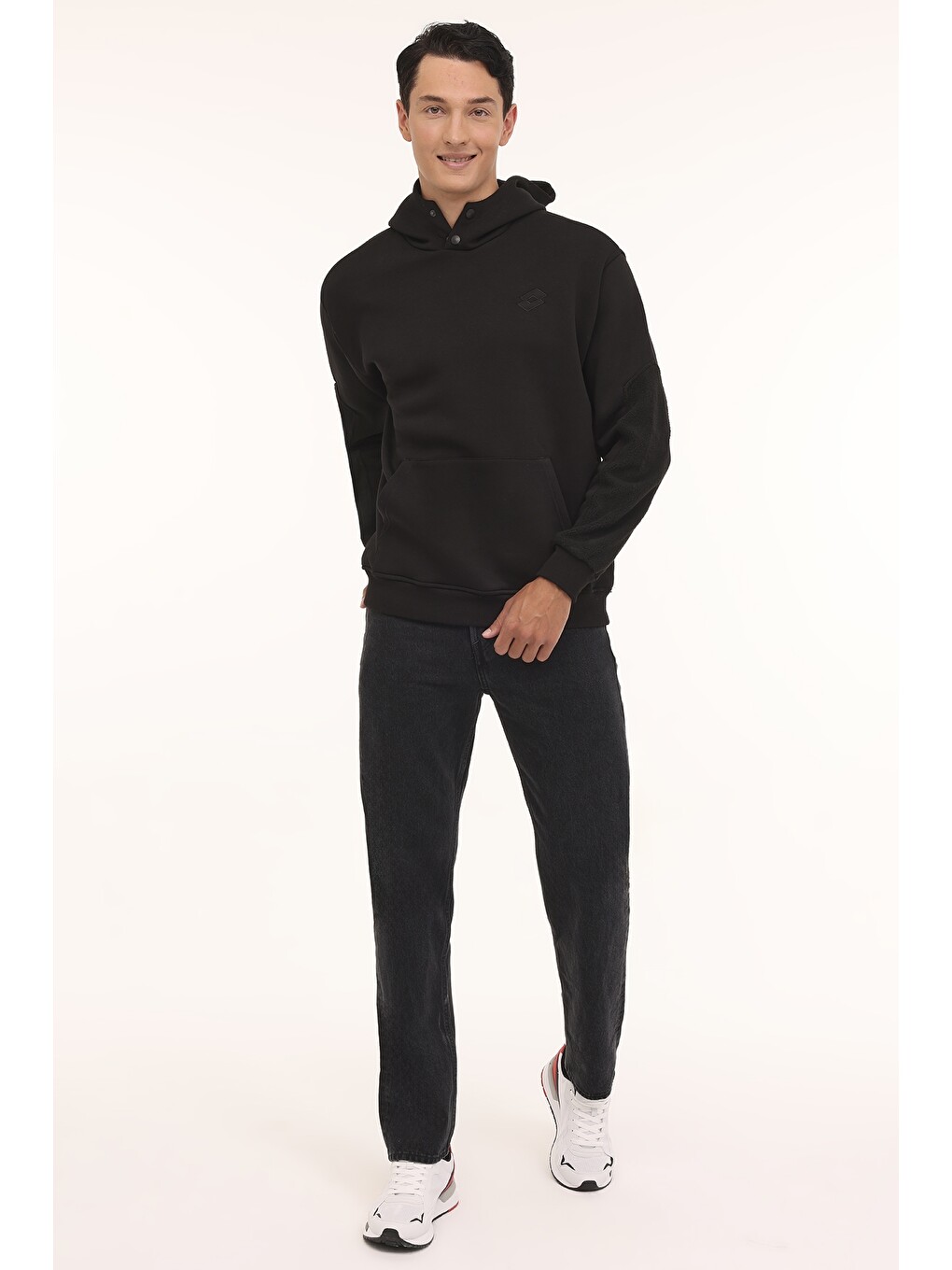 M-angulo Hoodıe 4pr Siyah Erkek Sweatshirt-2