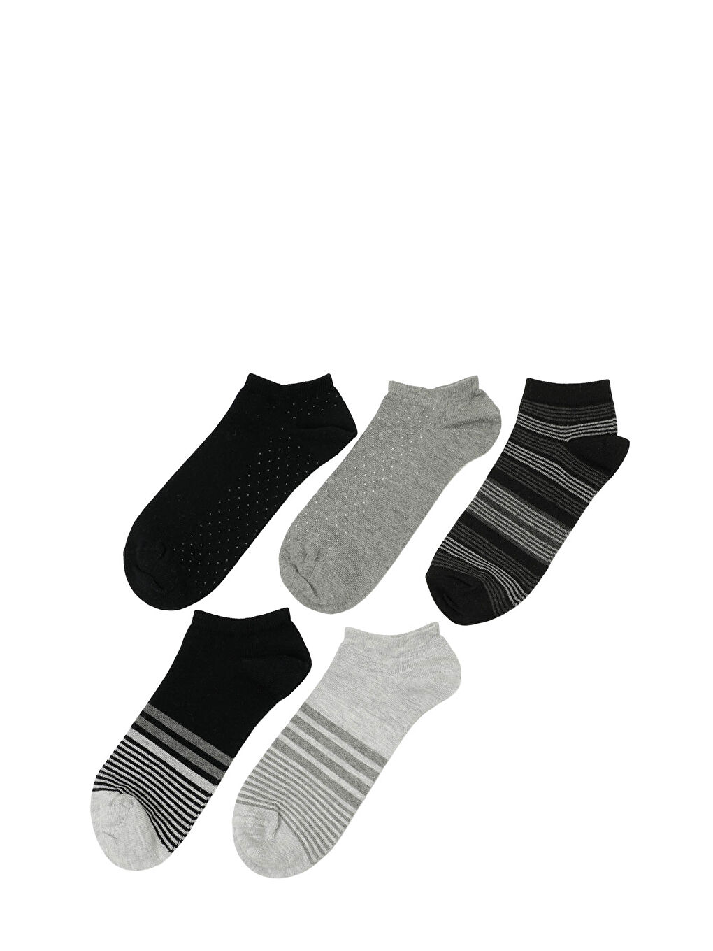 Karışık TIDY 5LI PTK-M 5PR Çok Renkli Erkek 5'li Patik Çorap