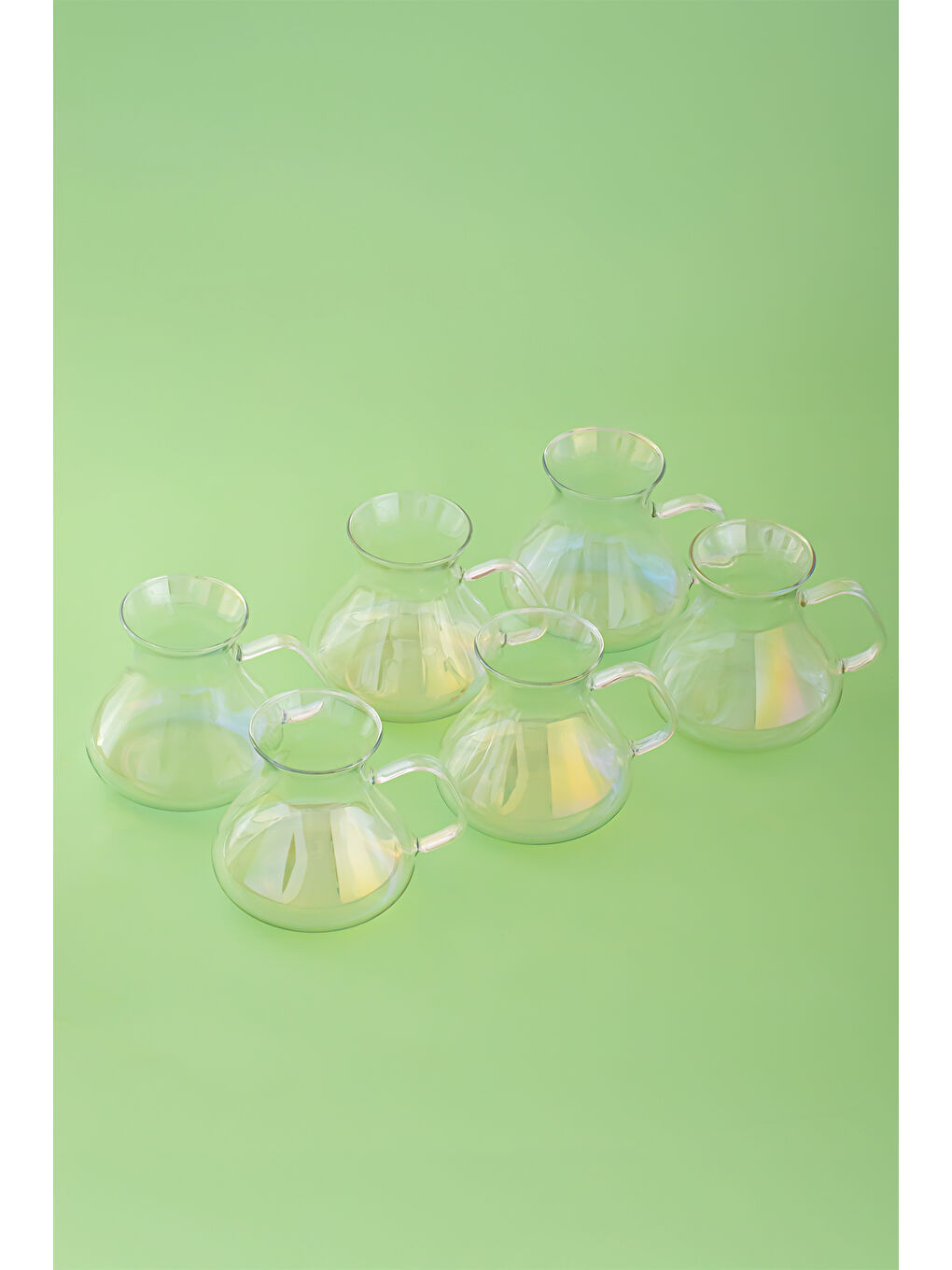 Renksiz Ehl-i Keyf Luster 6'lı 200 ml Borosilikat Çay Bardağı Seti-2