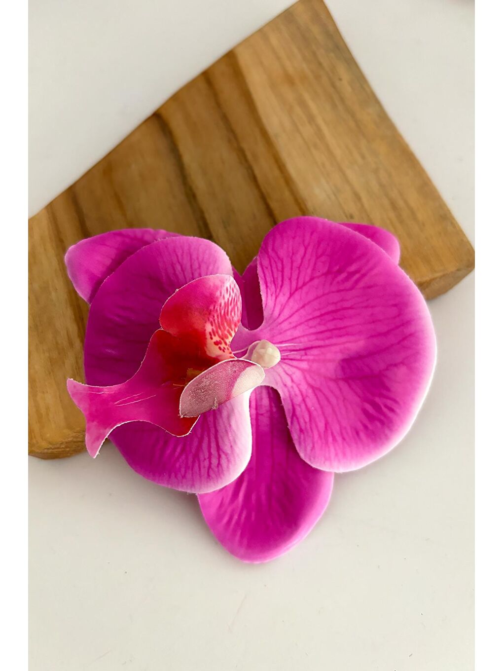 Pembe Aloha Orkide Çiçeği Süslü Çok Amaçlı Pens Toka-1