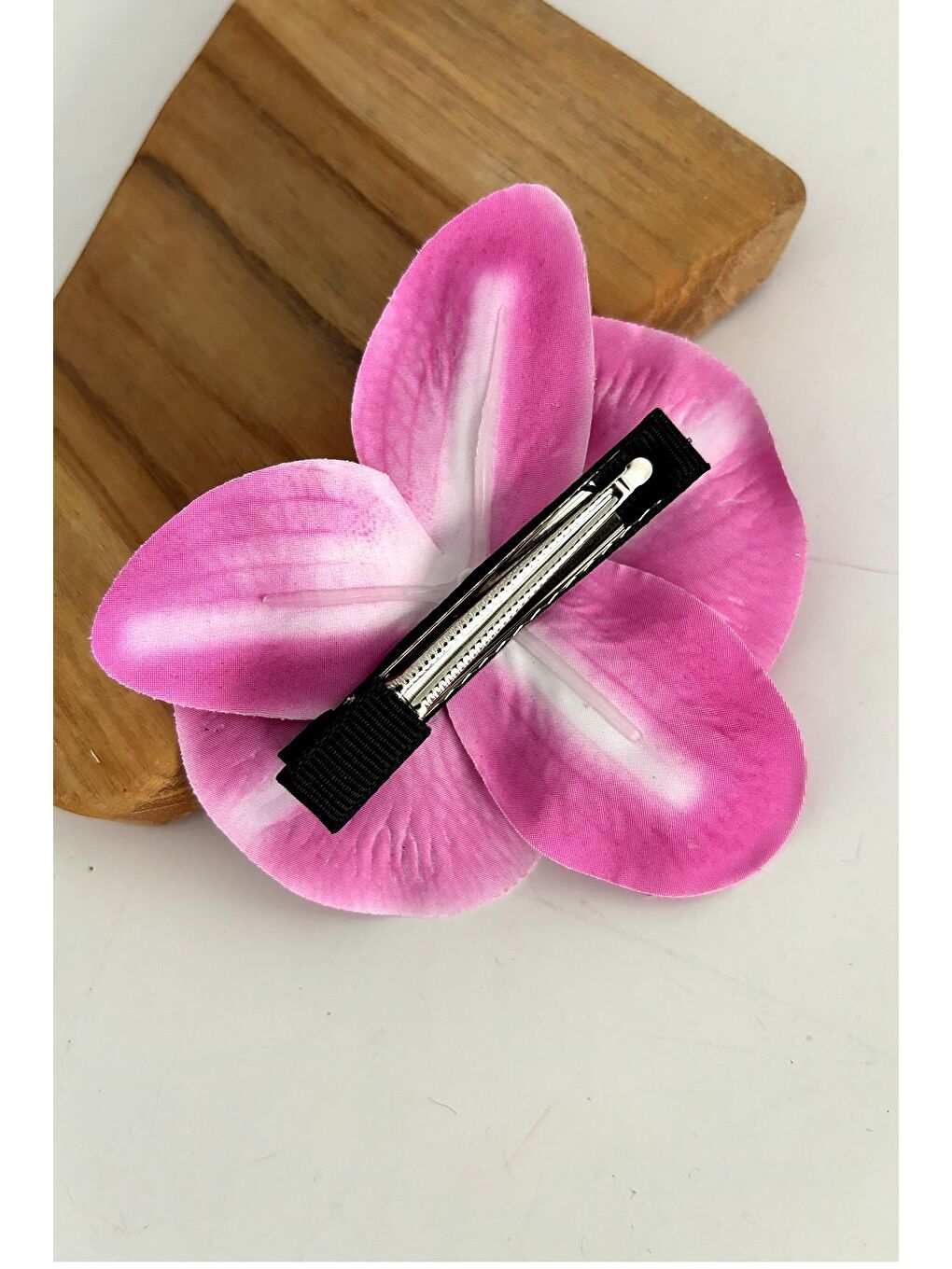 Pembe Aloha Orkide Çiçeği Süslü Çok Amaçlı Pens Toka-2