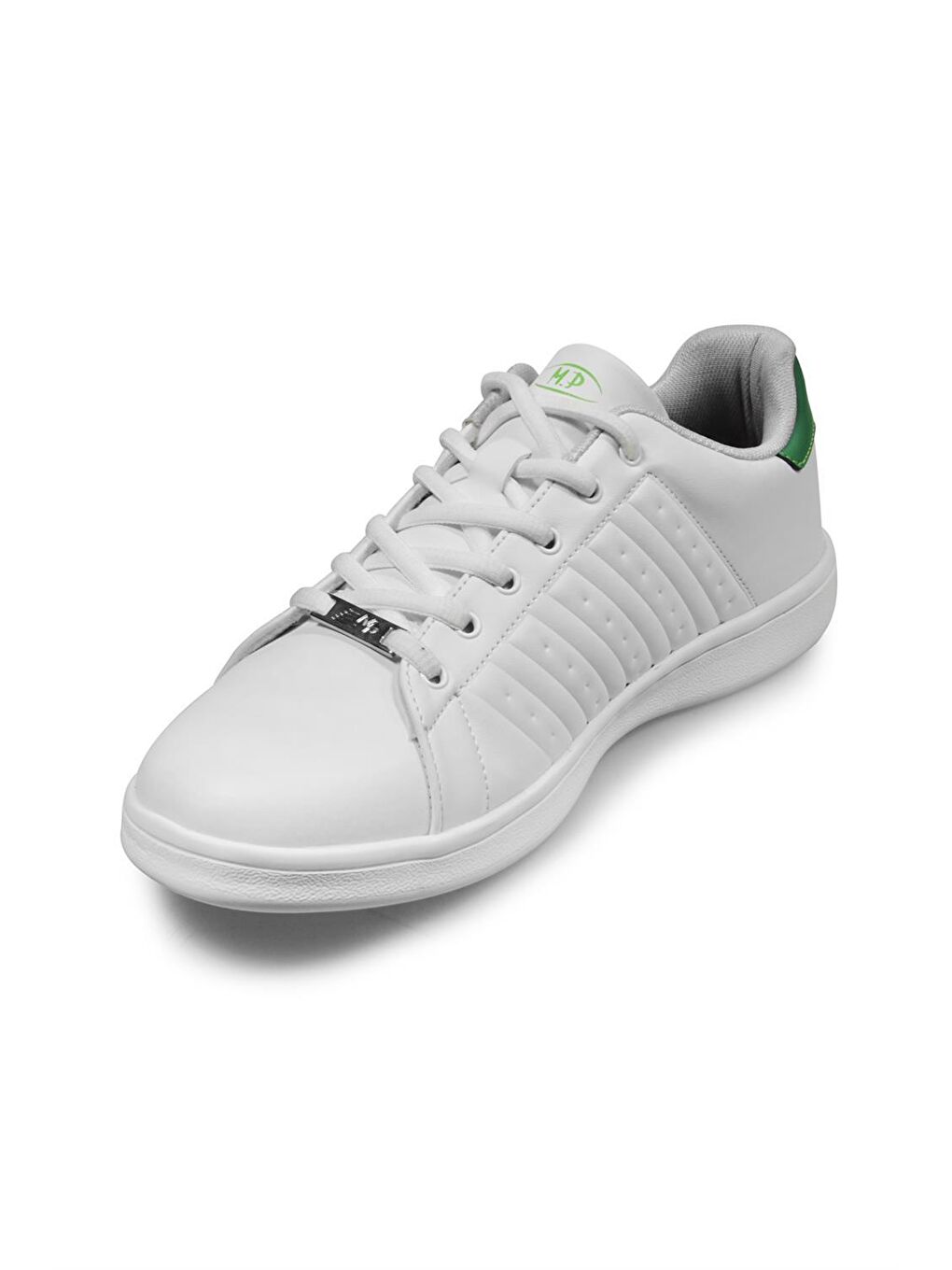 Erkek Beyaz-yesil Spor Ayakkabı-1