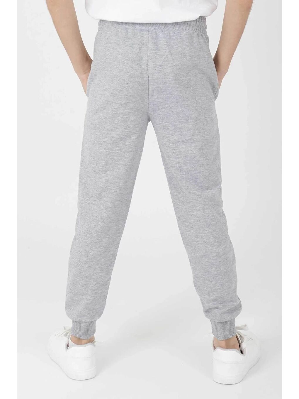 Gri Erkek Çocuk Nyc Neon Manşetli Trend Eşofman Takımı Ak2093-3