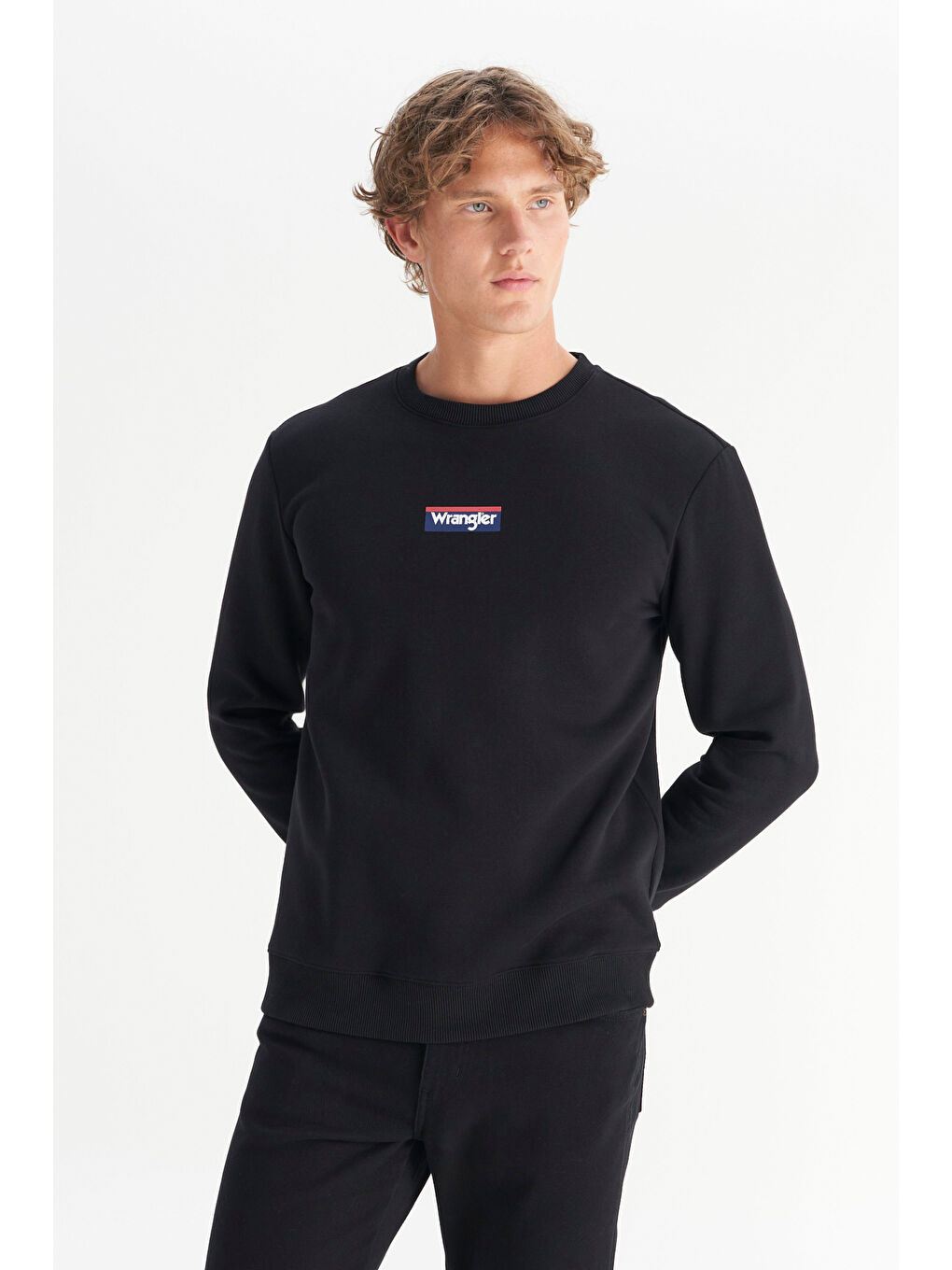 Siyah Regular Fit Kapüşonlu İçi Polarlı Sweatshirt-2