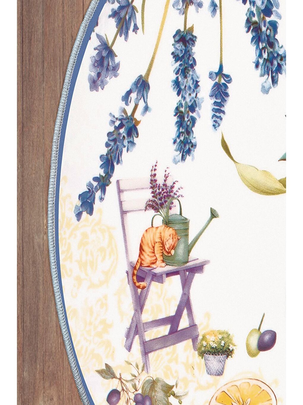 Karışık Dekoratif Özel Tasarım Modern Halısı 120x120 cm-2