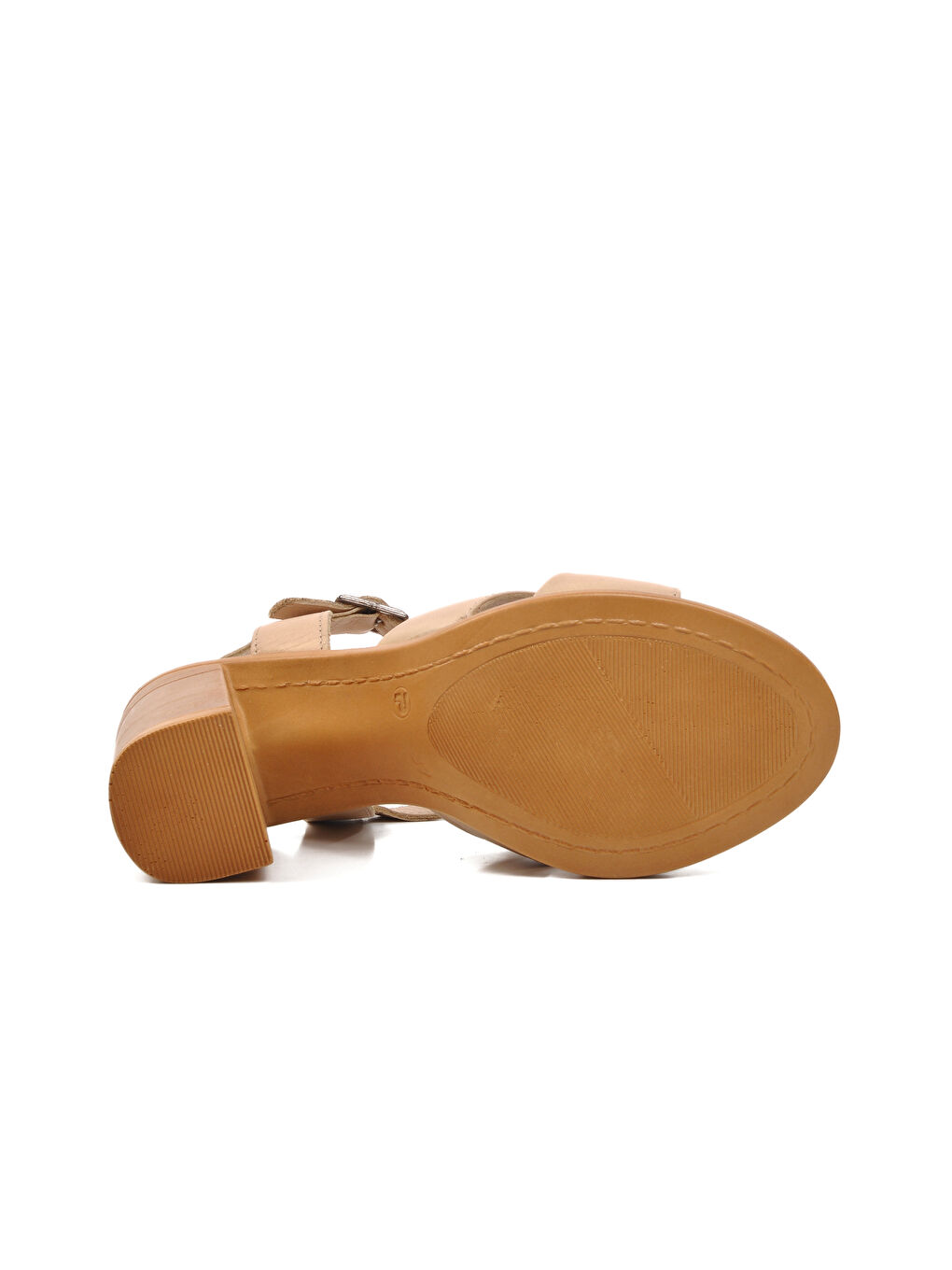 Bej Kadın Topuklu Sandalet 9760 Z-4