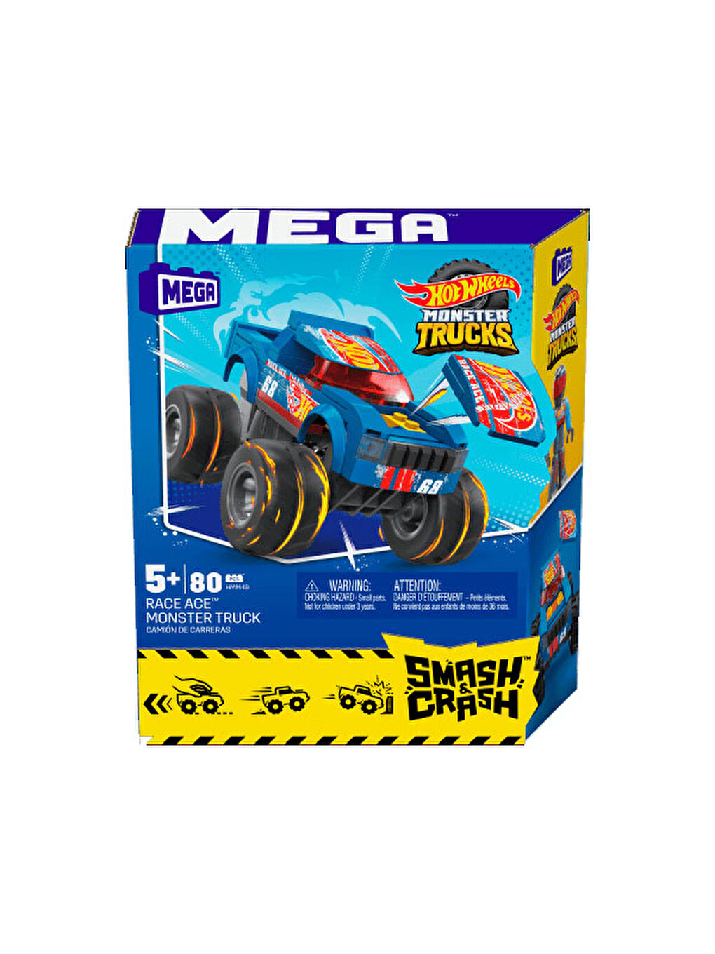 Mega Renksiz Hot Wheels Smash N Crash Monster Truck HMM49