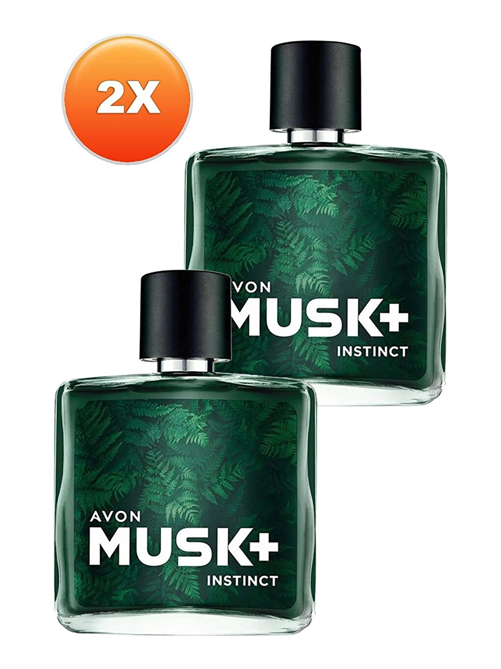 AVON Musk Instinct Erkek Parfüm Edt 75 Ml. İkili Set - 1