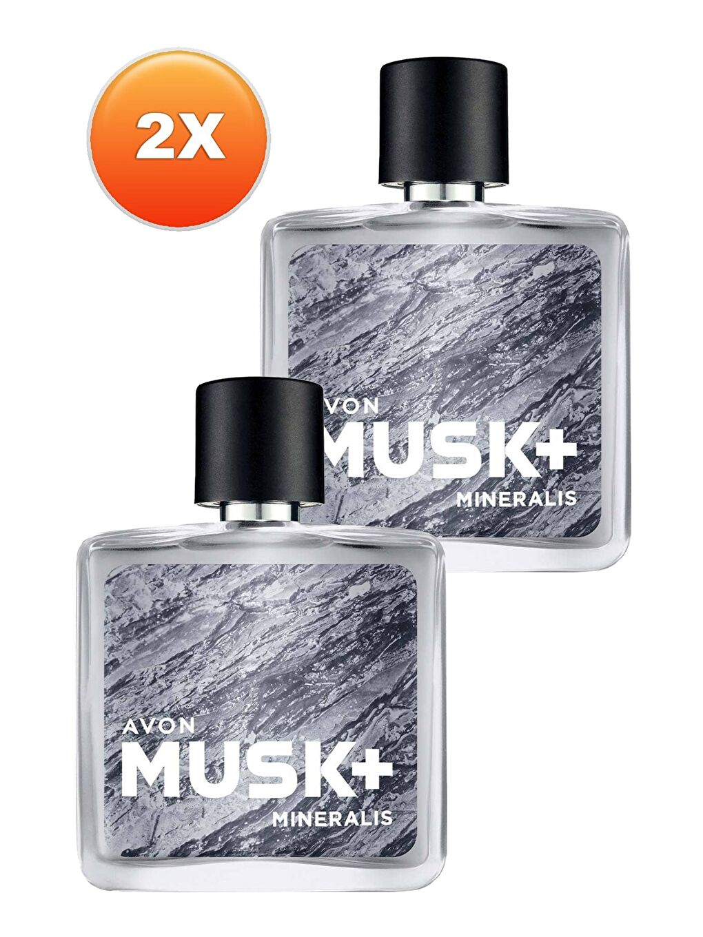 AVON Renksiz Musk+ Mineralis Erkek Parfüm Edt 75 Ml. İkili Set - 1