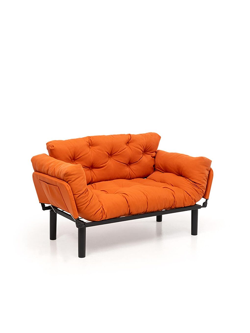 Nitta İkili Su Geçirmez Yataklı Bahçe Koltuğu - Turuncu-2