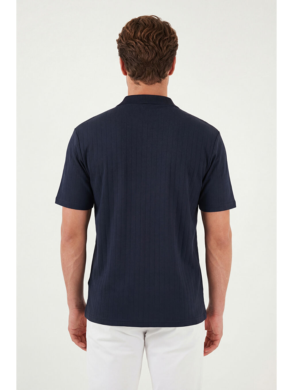 İndigo Pamuklu Kısa Kollu Düğmeli Polo T Shirt 5904051-6