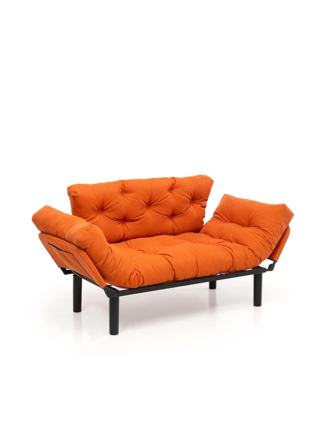 Nitta İkili Su Geçirmez Yataklı Bahçe Koltuğu - Turuncu-4