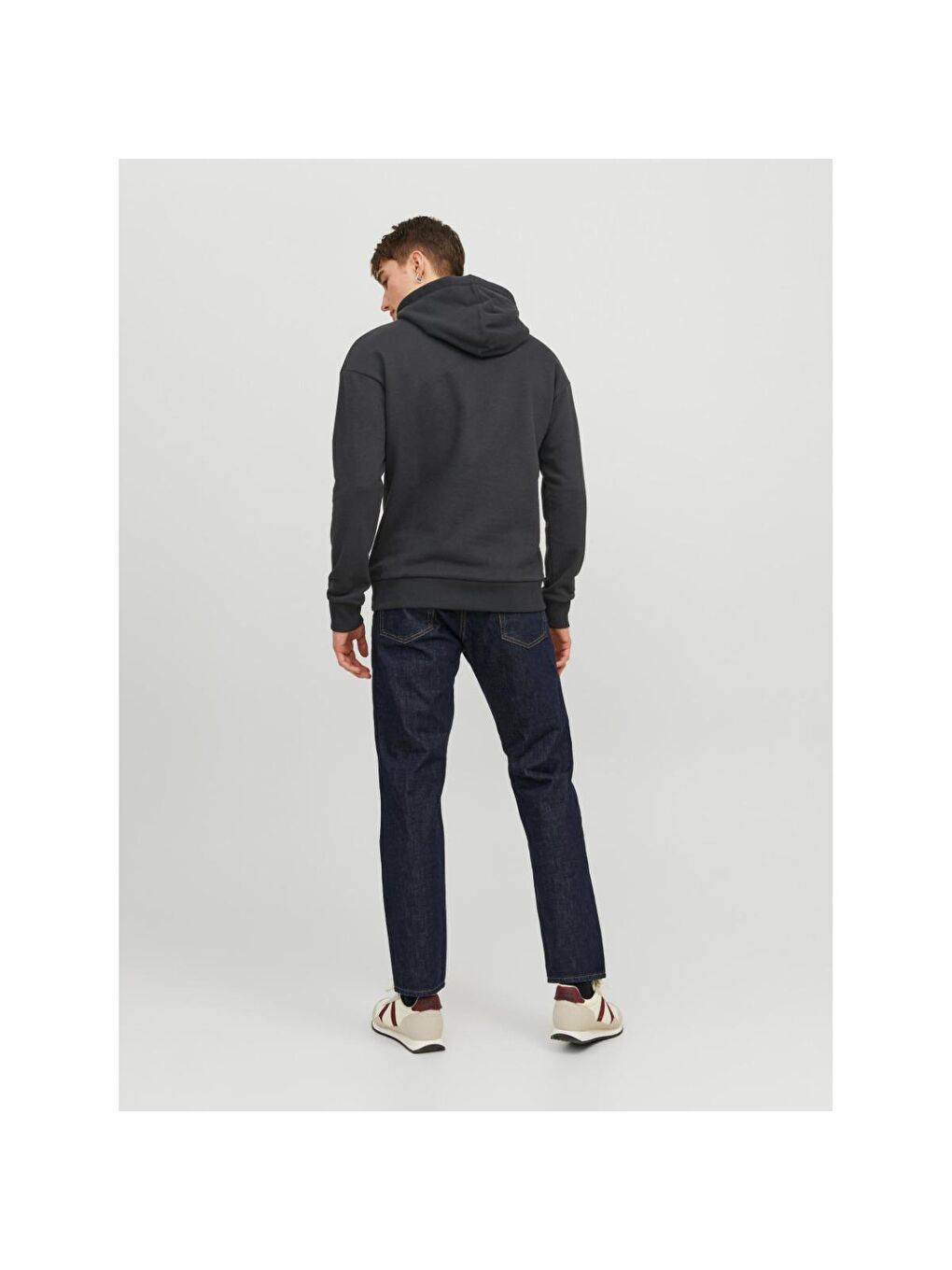 Hood Josh Erkek Siyah Kapüşonlu Sweatshirt-2