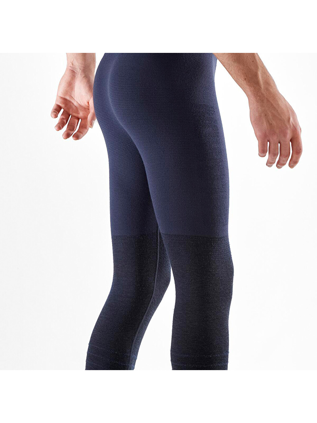 Siyah Essential Wool Seamless Erkek İçlik Alt-2