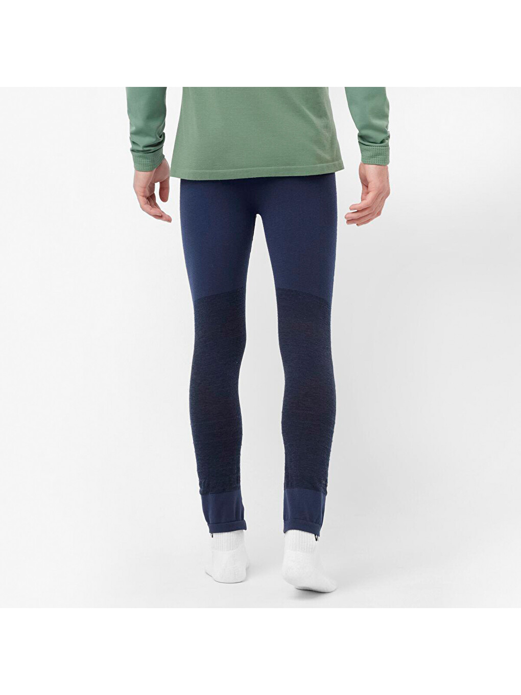 Siyah Essential Wool Seamless Erkek İçlik Alt-3