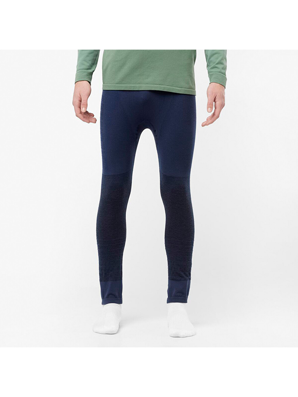 Siyah Essential Wool Seamless Erkek İçlik Alt-4