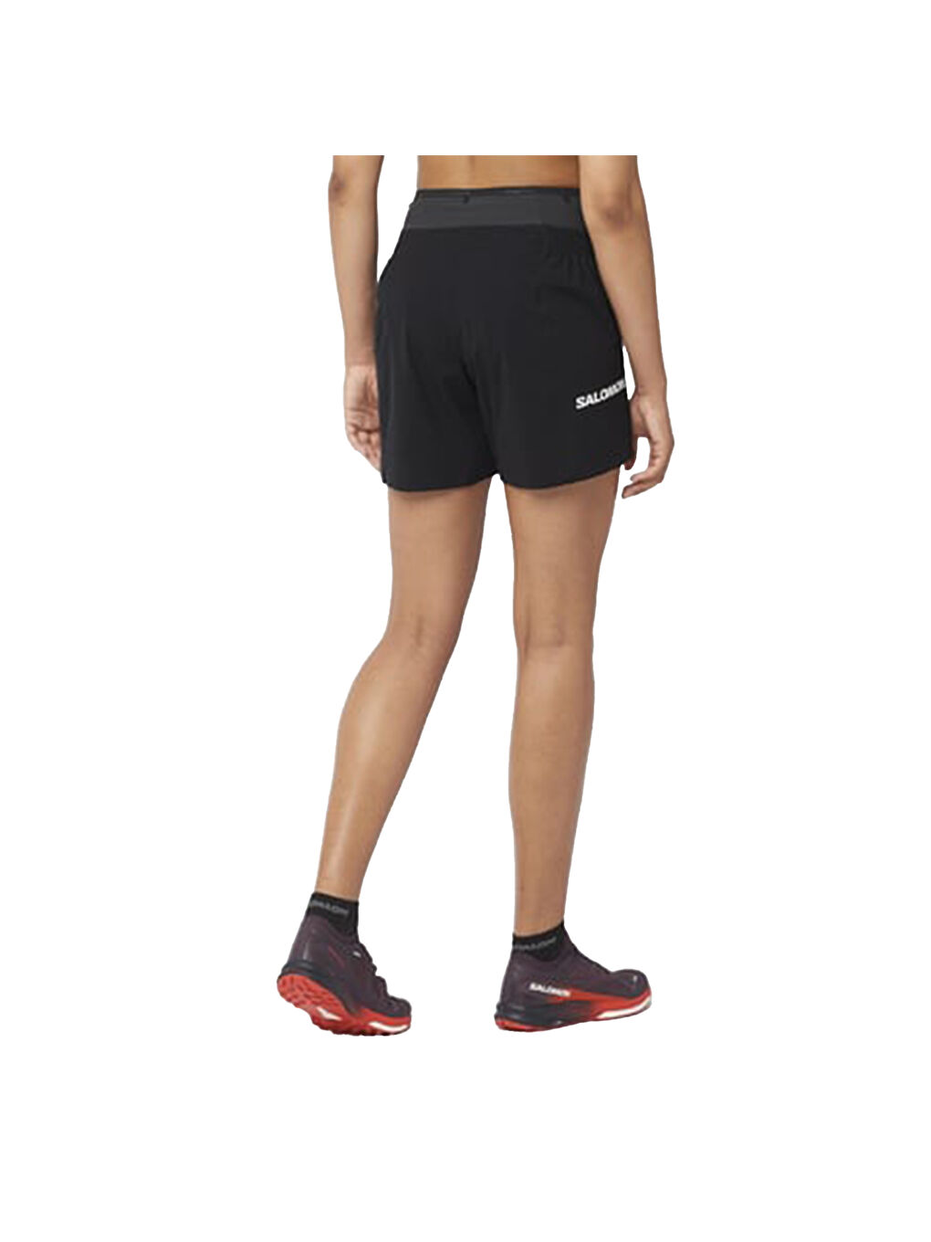 S/lab Sense Short Kadın Siyah Koşu Şortu-1