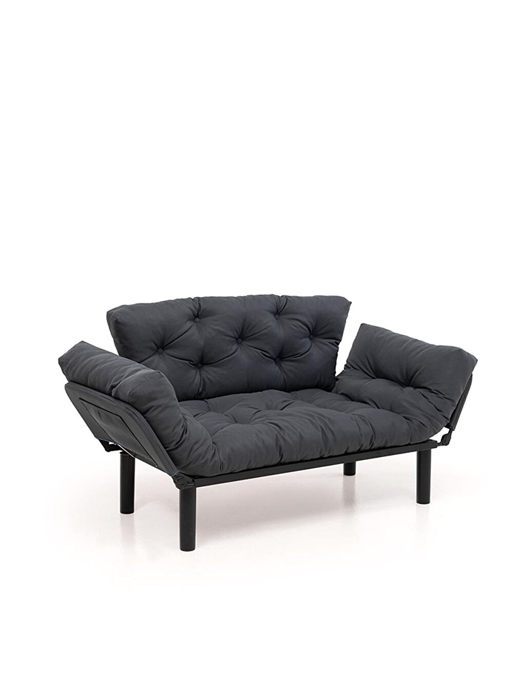 Antrasit Nitta İkili Su Geçirmez Yataklı Bahçe Koltuğu - Antasit-4