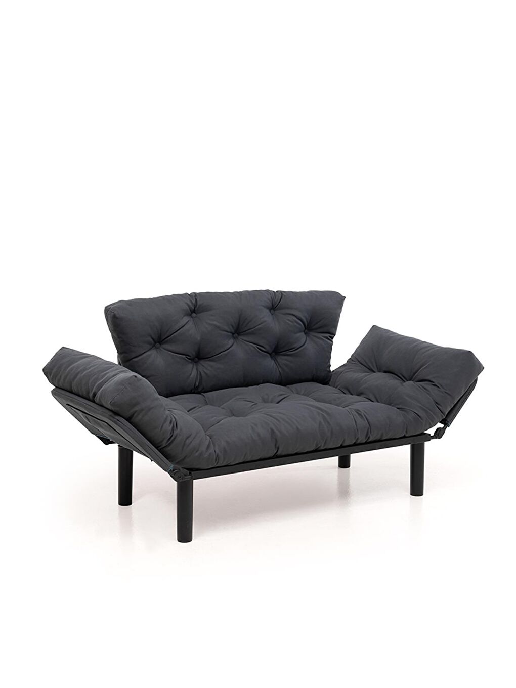 Antrasit Nitta İkili Su Geçirmez Yataklı Bahçe Koltuğu - Antasit-5