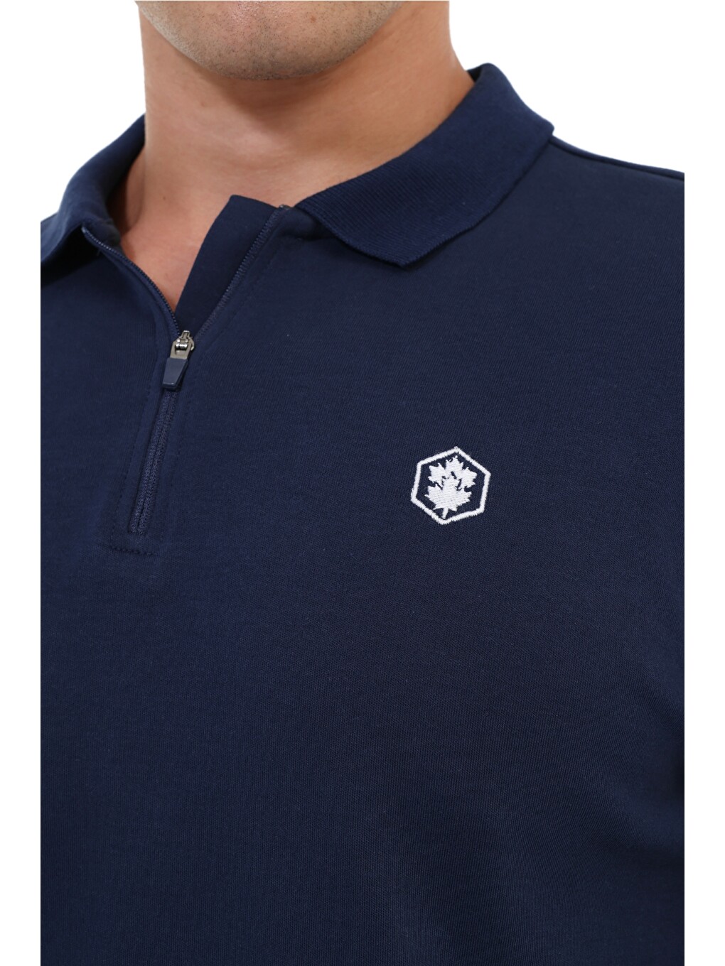 Lacivert Ml Bont 12ess800 Lacı Erkek Kısa Kol T-shirt-5