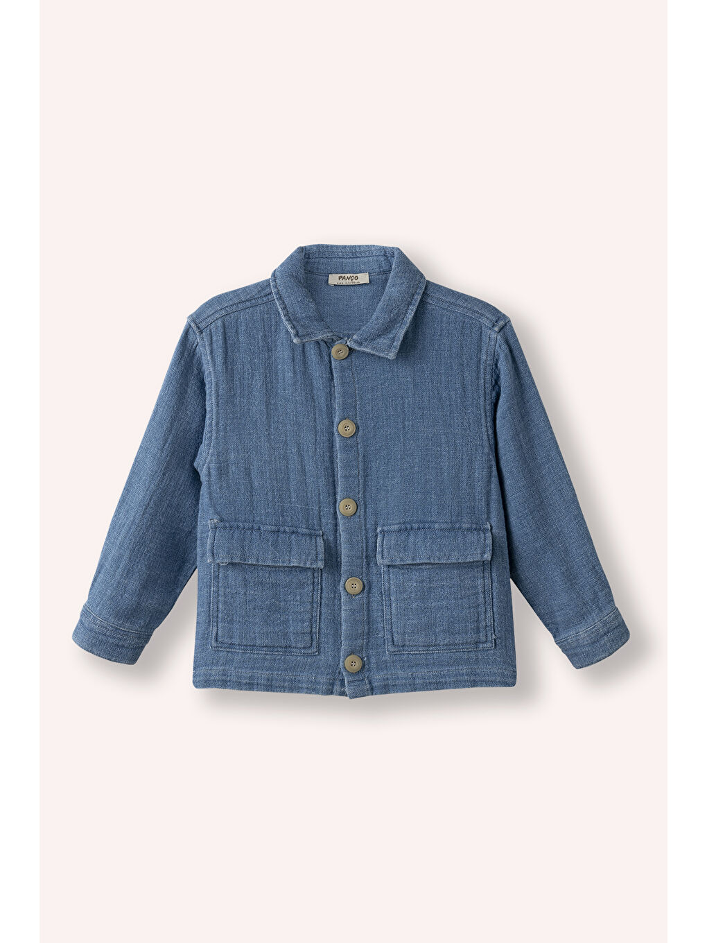 Erkek Çocuk Cep Detaylı Ceket Mavi