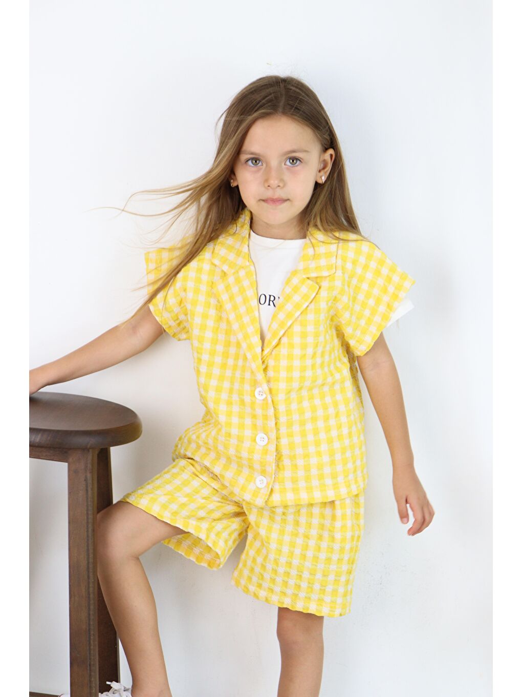 Sarı Pötikareli 3lü Takım-4