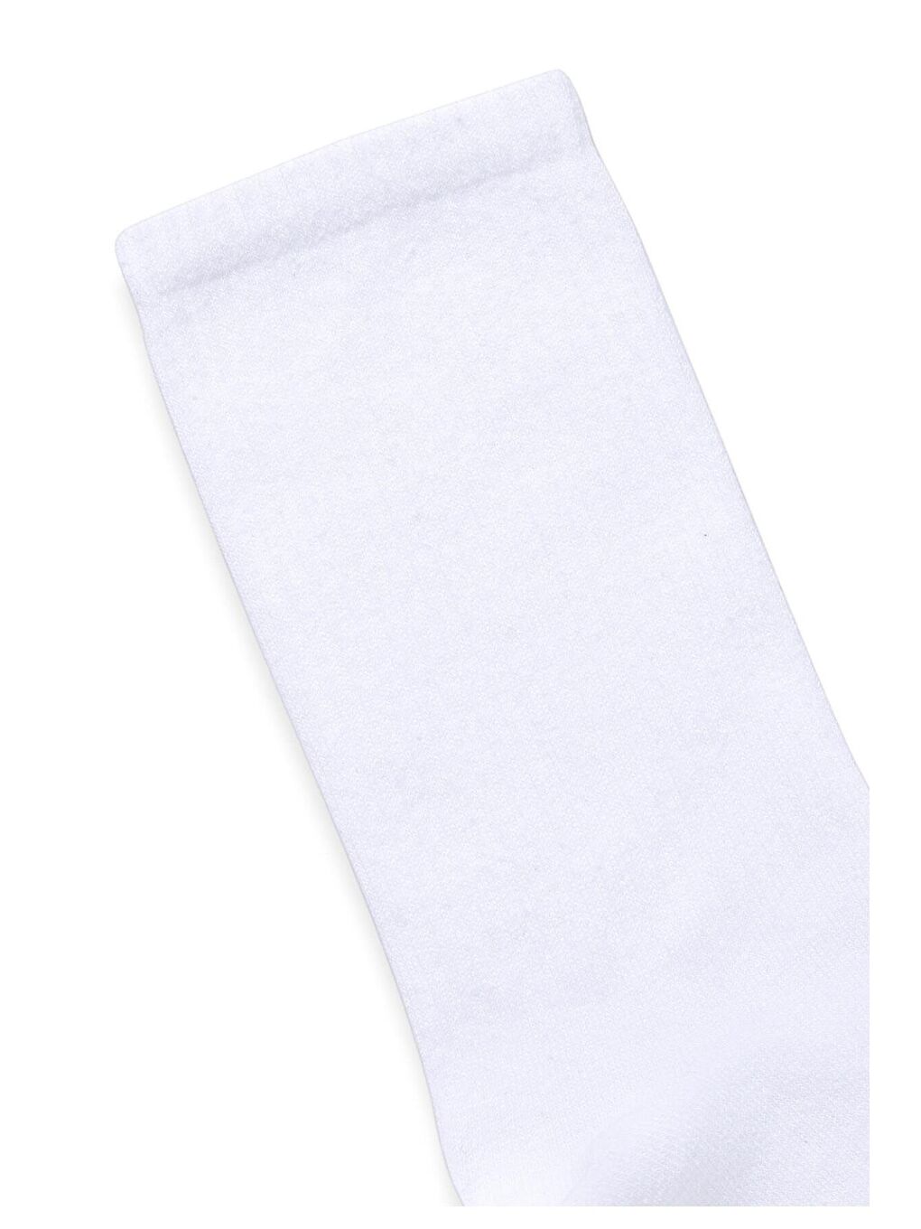 Uzun Basıc Soket Çorap Beyaz-1