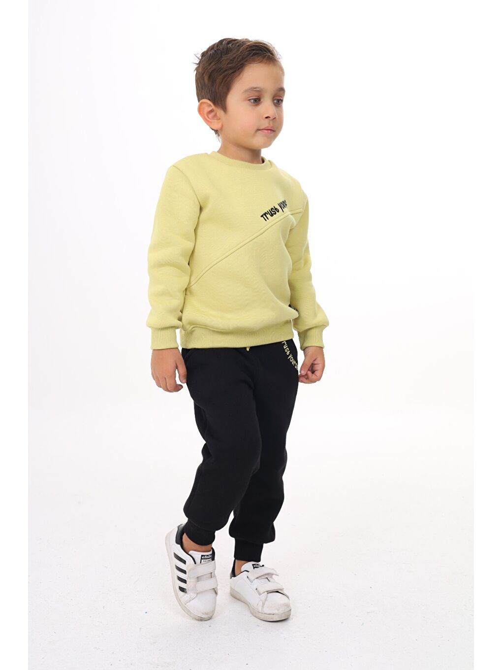 Toontoykids Yeşil Erkek Çocuk Nakışlı Eşofman Takım - 2