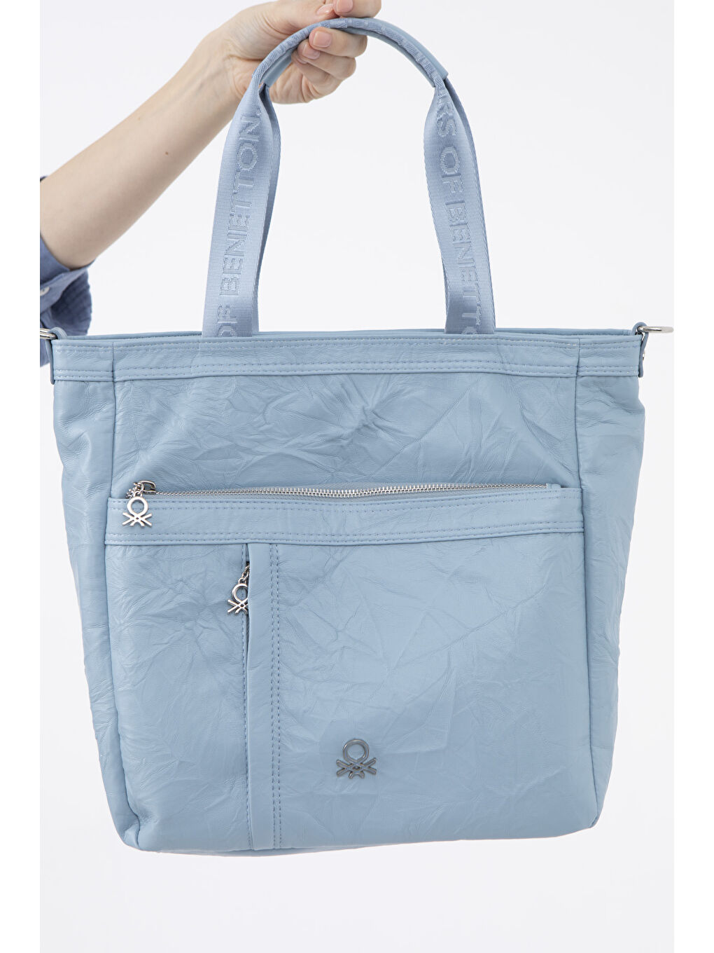 Kadin Kol Çantasi Mavi BNT1473-2