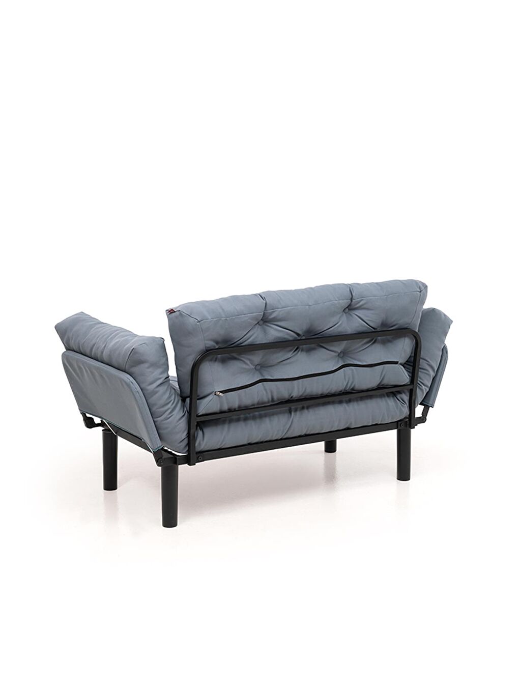 Nitta İkili Su Geçirmez Yataklı Bahçe Koltuğu - Gri-Mavi-7