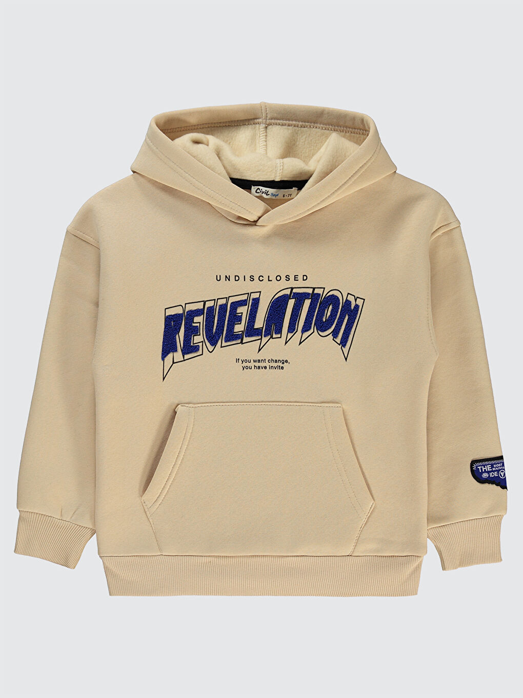 Civil Bej Boys Erkek Çocuk Sweatshirt 10-13 Yaş Taş Rengi