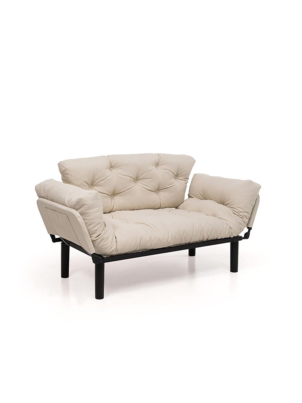 Nitta İkili Su Geçirmez Yataklı Bahçe Koltuğu - Bej-2