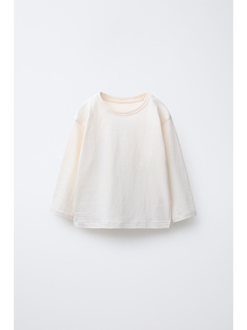 Karışık Kız Çocuk Pamuklu 3'Lü Uzun Kollu Tişört Seti – Ekru, Pembe, Siyah-1